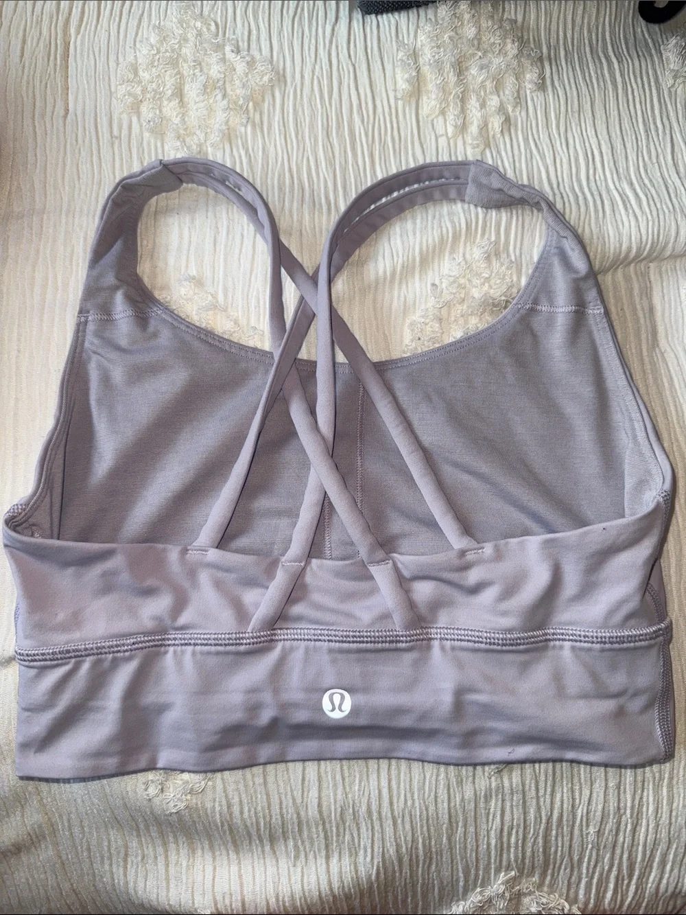 lululemon athletica Lilac Cross-Back Sports Bra